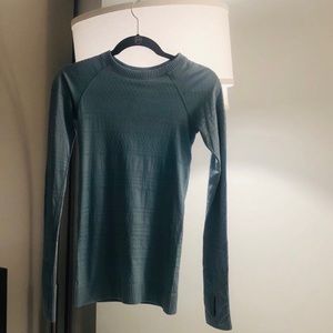 Light blue lululemon long sleeve